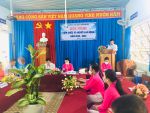 Khuôn viên hội nghị Viên chức và người lao động trường TH Định Phước năm 2022-2023